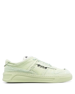 Кроссовки со вставками, зеленый Msgm