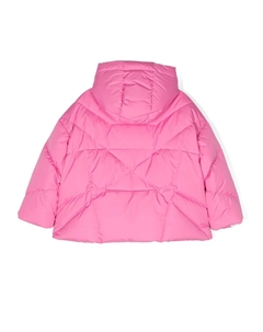 Пуховик Khriskid с капюшоном, розовый Khrisjoy kids