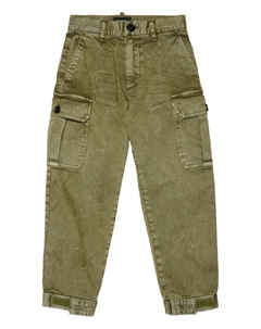 Брюки карго с логотипом, зеленый Dsquared2 kids