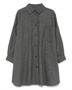 Платье с карманами на пуговицах, серый Douuod kids