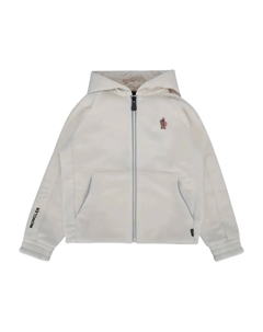 Толстовка с капюшоном на молнии, серый Moncler enfant