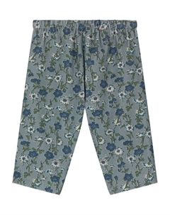 Брюки Dandy с эластичным поясом и цветочным принтом, зеленый Bonpoint