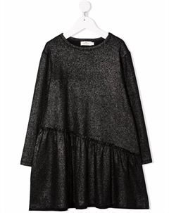 Платье с эффектом металлик и оборками, серебряный Andorine