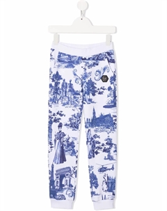 Спортивные брюки En PLEIN с принтом, белый Philipp plein junior