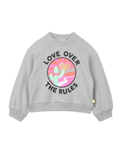 Толстовка с графичным принтом, серый Billieblush