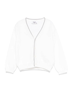 Кардиган из органического хлопка, белый Il gufo