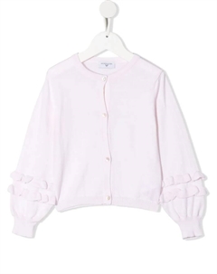 Кардиган с оборками, розовый Monnalisa