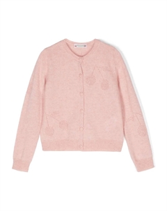 Кашемировый кардиган, розовый Bonpoint
