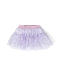 Пышная юбка с логотипом, фиолетовый Monnalisa