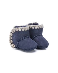 Угги с подкладкой из овчины, синий Mou kids
