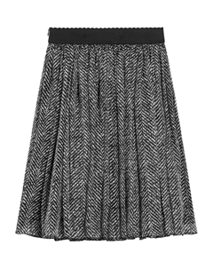 Плиссированная юбка, черный Dolce & gabbana kids