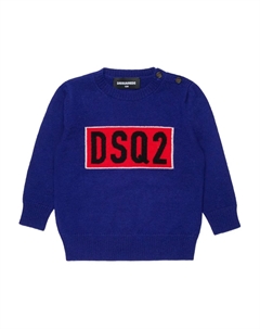 Шерстяной свитер, синий Dsquared2 kids