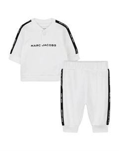 Спортивный костюм с контрастными полосками, белый Marc jacobs kids
