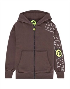 Худи на молнии с логотипом, коричневый Barrow kids