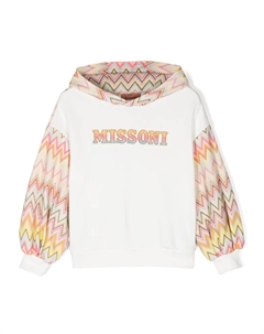 Худи с узором зигзаг, белый Missoni kids
