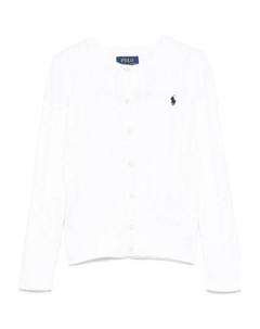 Кардиган фактурной вязки, белый Polo ralph lauren kids