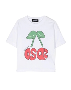 Футболка с логотипом, белый Dsquared2 kids