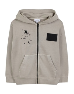 Худи на молнии с принтом, нейтральный Marc jacobs kids