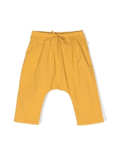 Брюки с кулиской и низким шаговым швом, желтый Teddy & minou