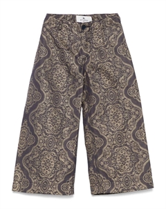 Жаккардовые брюки с узором, синий Etro kids