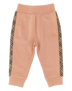 Брюки Jackson Check Tape, розовый Burberry kids