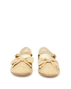Балетки из рафии, бежевый Сфера