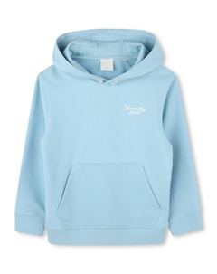 Худи с вышитым логотипом, синий Givenchy kids