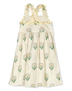 Платье с цветочным принтом, нейтральный Stella mccartney kids