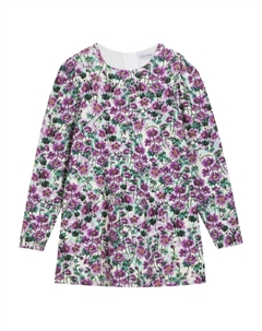 Платье с цветочным принтом, розовый Dolce & gabbana kids