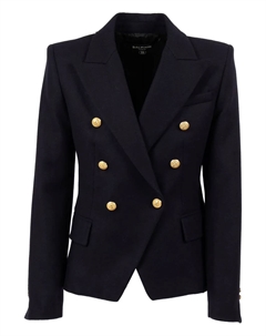 Двубортный пиджак на пуговицах, синий Balmain kids