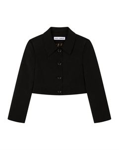 Укороченный блейзер, черный Dolce & gabbana kids
