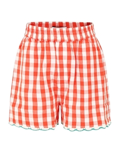 Шорты в клетку, красный Stella mccartney kids