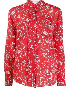 Escada sport рубашка с цветочным принтом 36 красный Escada sport