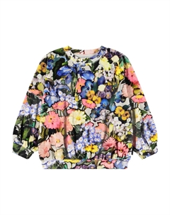 Толстовка с цветочным принтом, черный Molo