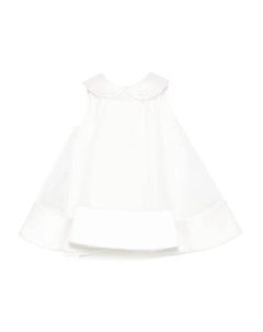 Платье с воротником Питер Пэн, белый Elisabetta franchi la mia bambina