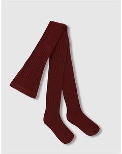 Базовые ребристые детские колготки, красный Gocco