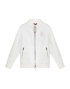 Толстовка из смесового хлопка, белый Brunello cucinelli kids