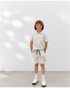 Бермуды детские гладкие рифленые, песочный Kids el corte inglés