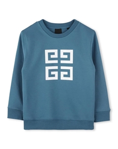 Толстовка с принтом 4G, синий Givenchy kids