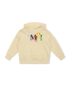 Худи с логотипом из пайеток, нейтральный Amiri kids