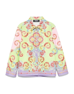 Рубашка с принтом, розовый Versace kids