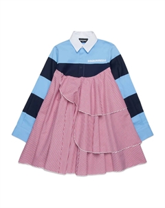 Платье в полоску, синий Dsquared2 kids