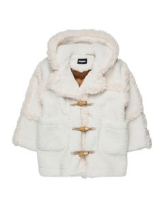 Куртка из овчины, белый Dsquared2 kids