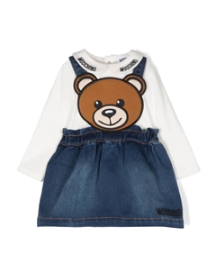 Комбинезон с аппликацией Teddy Bear, синий Moschino kids