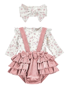 Комплект из органического хлопка, белый Monnalisa