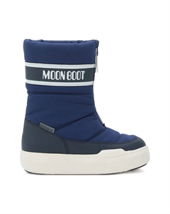 Стеганые сапоги Park Strap на молнии, синий Moon boot kids