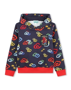 Худи с логотипом, синий Kenzo kids