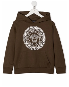 Худи с логотипом, зеленый Versace kids