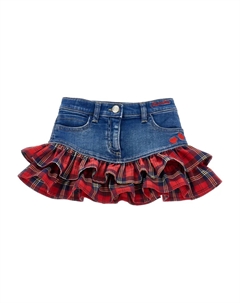 Юбка с оборками, синий Monnalisa