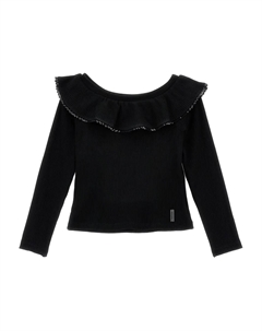 Футболка с длинными рукавами, черный Monnalisa